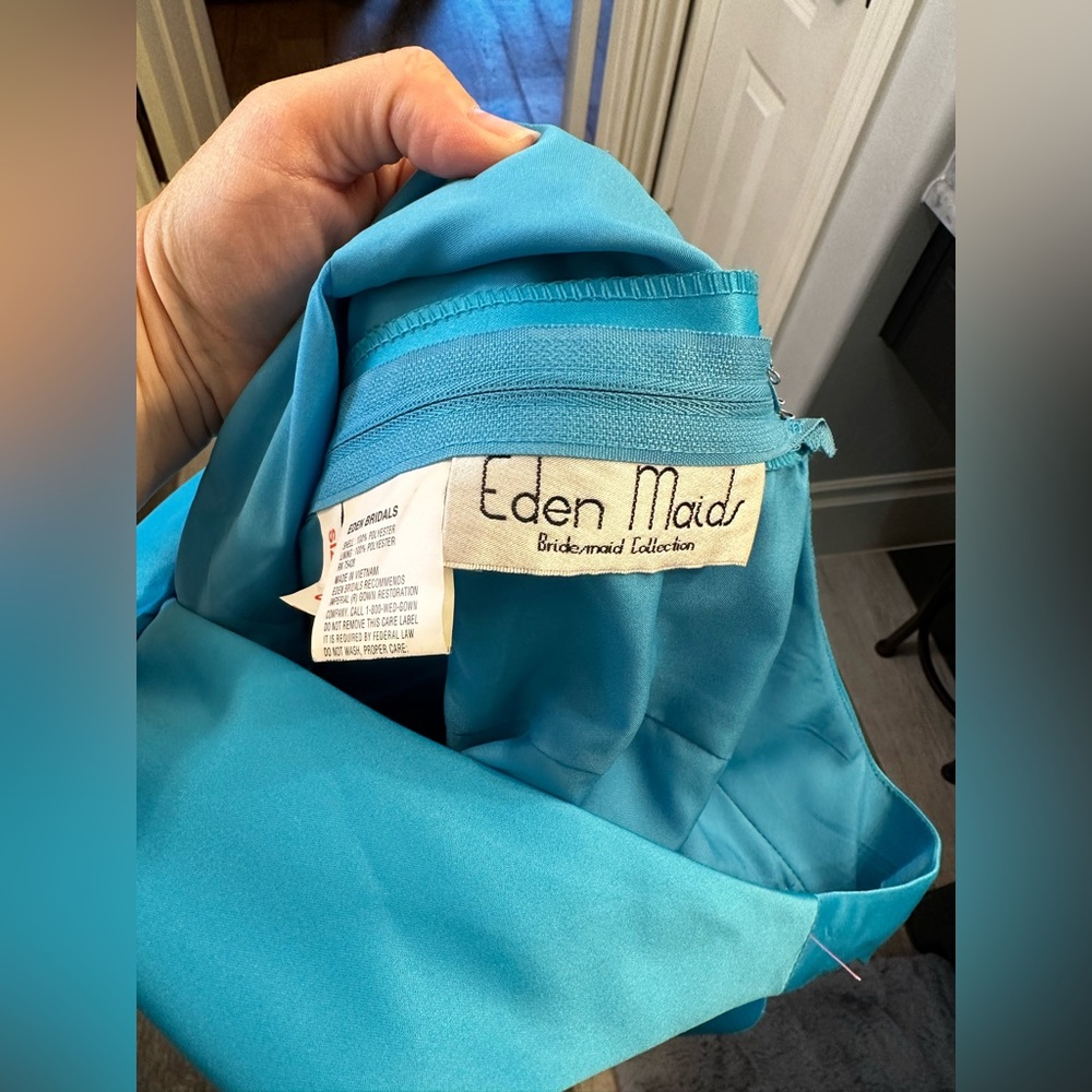 Edan Maids Electric Blue Bridesmaid or Wedding Dress Sexy and Fitted 6 - Picture 6 of 15